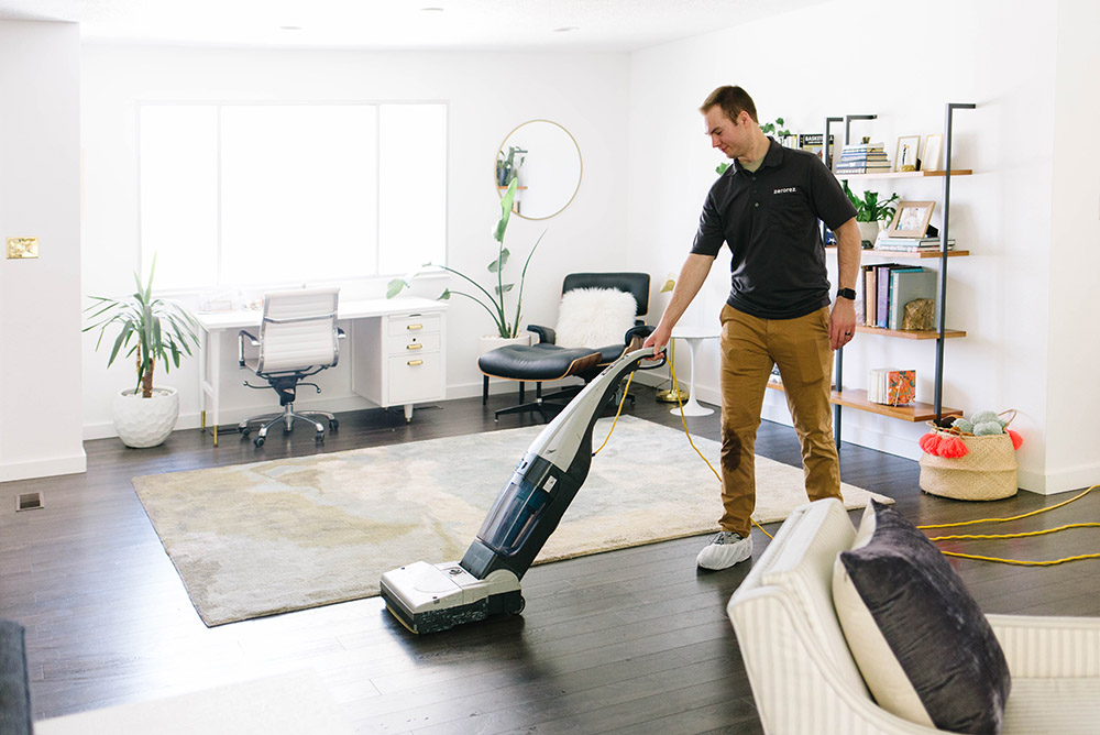 Vacuuming is essential to keeping your floors clean - contact Zerorez for an even more thorough clean.